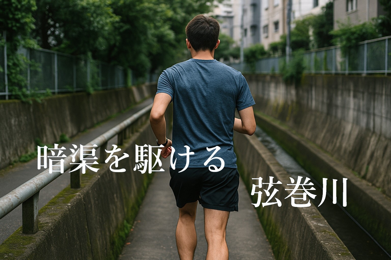 暗渠を駆ける　弦巻川暗渠